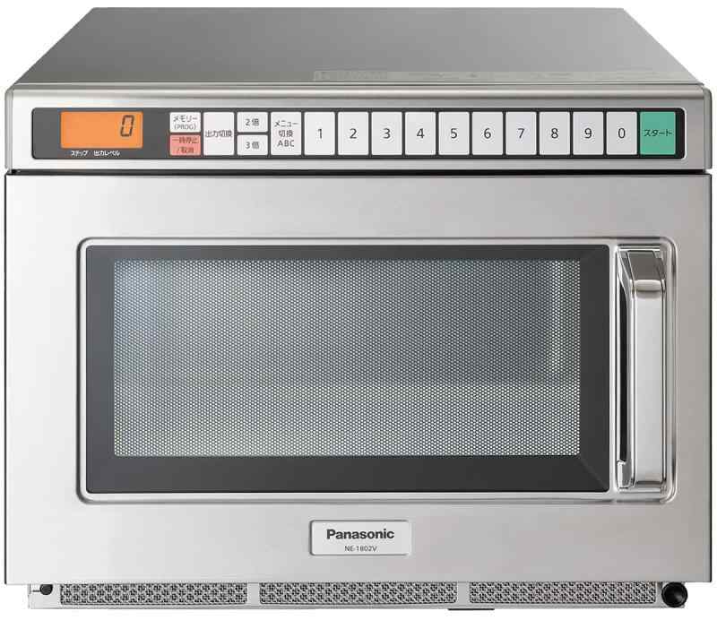 パナソニック 御役目用 陰電子領域 18L はたご屋取り替えっこ 1800W オールステンレス鋼 10座標軸最終生産物 50サイクル/60サイクル共用 NE-1802V