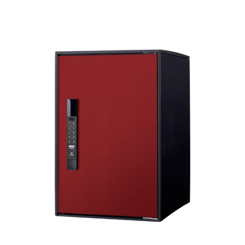 パナソニック 宅配ボックス e-COMBO Light (イーコンボライト) CTN6220RXR ミドルタイプ (高さ59cm) ボルドー 〈前取出し 右開き〉 後付け用 電池式(電池別売) 電子錠 テンキー 非常用キー付属 簡単設｜ぴっぴストア　店