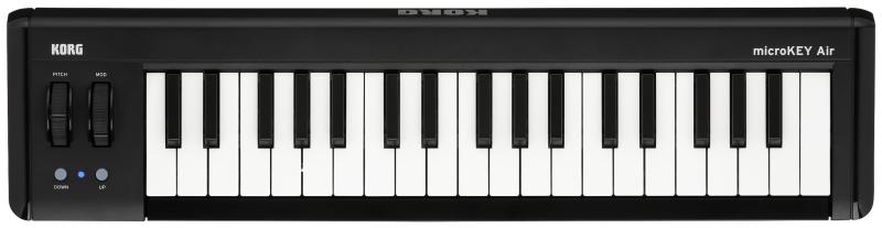 KORG(コルグ) ワイヤレス MIDI キーボード コントローラー Bluetooth DTM プラグイン付属 microKEY2 Air (マイクロキー・エアー) 37鍵盤
