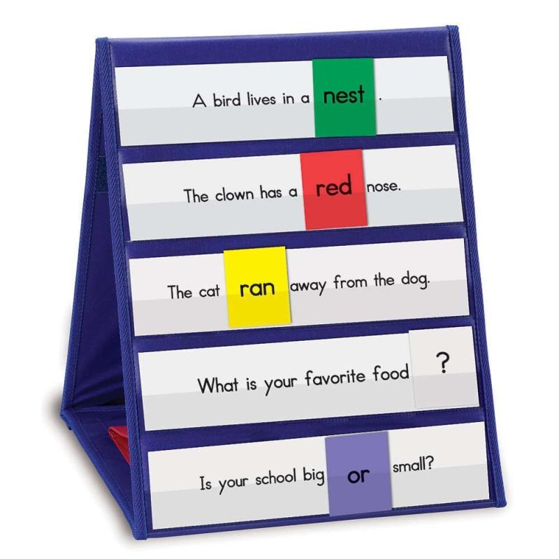 ラーニング リソーシーズ Double-sided Tabletop Pocket Chart 両面ポケットチャート 卓上型 LER 2523