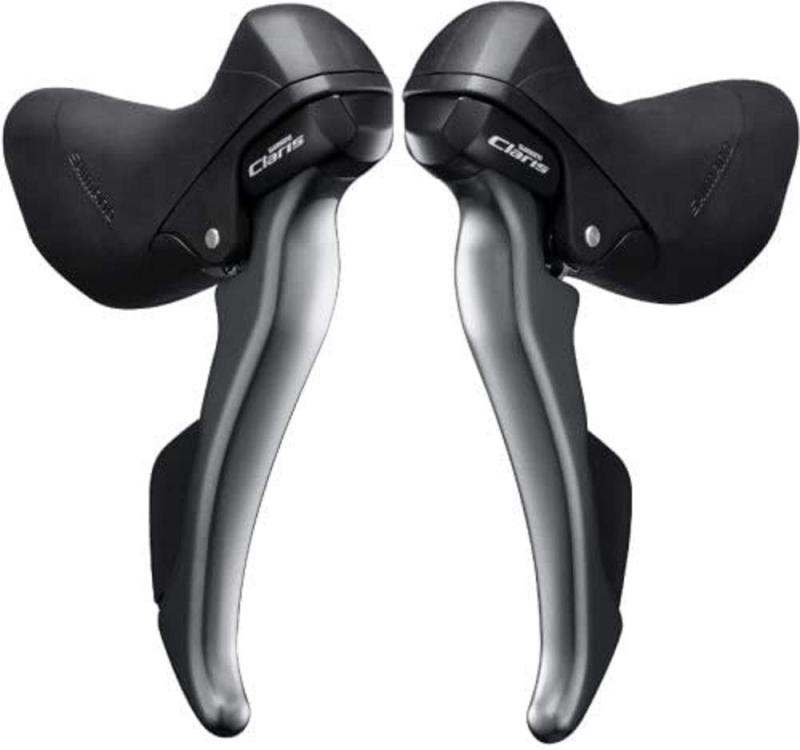 シマノ(SHIMANO) ST-R2000 左右レバーセット 2X8S 付属/シフト、ブレーキケーブル ESTR2000DPA