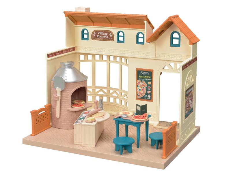 シルバニアファミリー お店 【 森のピザ屋さん 】 ミ-87 STマーク認証 3歳以上 おもちゃ ドールハウス Sylvanian Families エポック社 EPOCH