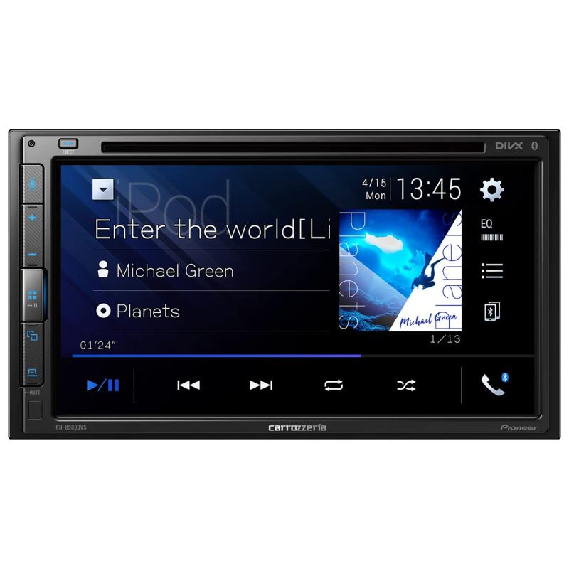 Pioneer ディスプレイオーディオ FH-8500DVS 6.8インチ 2DIN AppleCarPlay AndroidAuto対応 CD DVD USB Bluetooth iPod iPhone AUX DSP カロッツェリア|ぴっぴストア 店