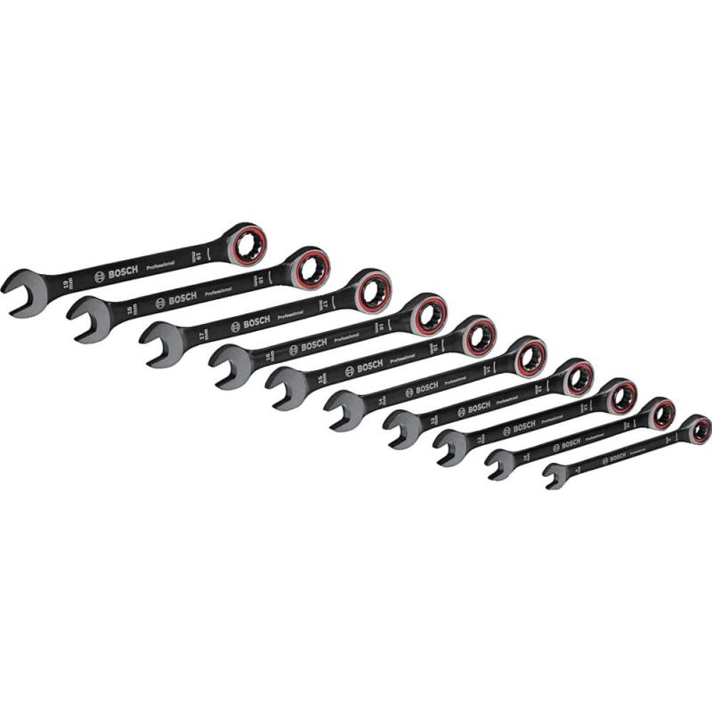 Bosch Professional(ボッシュ) コンビネーションスパナ10サイズセット 1600A016BU｜ぴっぴストア　店