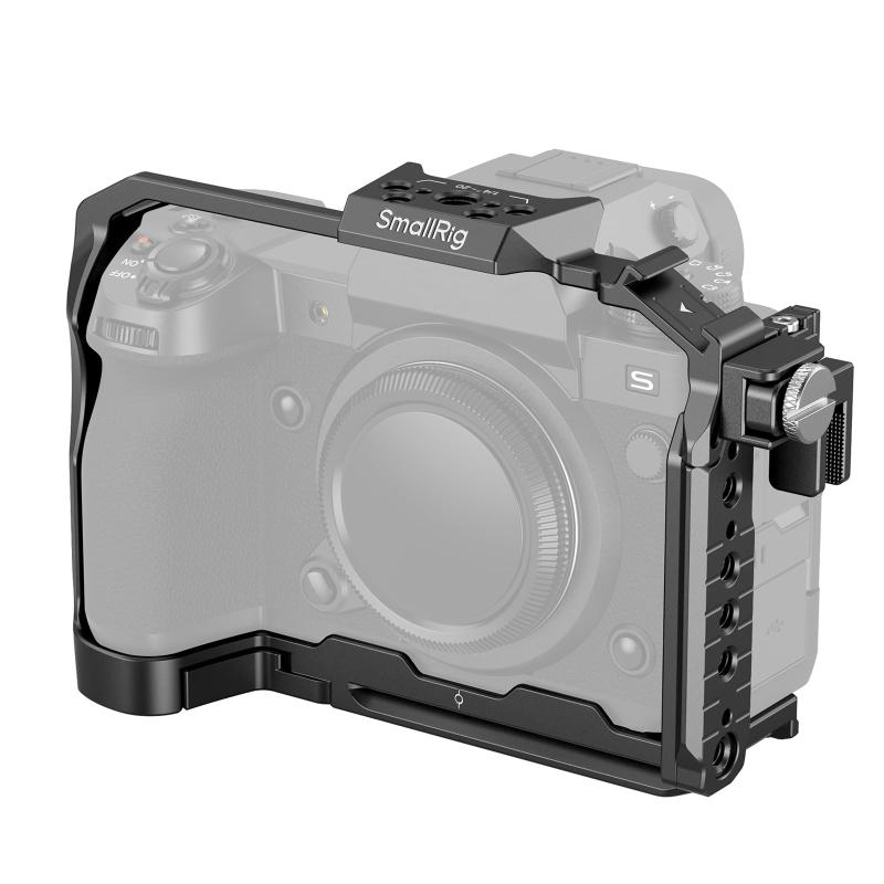 SmallRig X-H2 / X-H2S カメラフルケージ FUJIFILM X-H2 / X-H2S用 HDMI 用ケーブルクランプと HawkLock クイックリリースインターフェース付きアルミニウム合金ビデオ制作カメラリグ 3934B|ぴっぴストア 店
