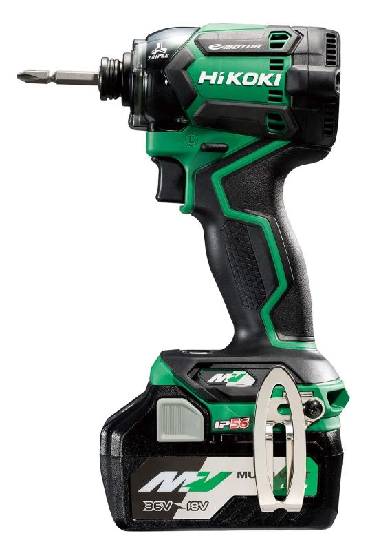 HiKOKI(ハイコーキ) 【旧型】36Vインパクトドライバ アグレッシブグリーン 蓄電池2個・充電器・ケース付き WH36DC(2XP)［在庫僅少品］