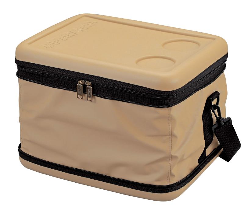 キャプテンスタッグ(CAPTAIN STAG) 保冷バッグ クーラーバッグ 【容量25L/折り畳み収納可】 スーパーコールドクーラーバッグ ベージュ UE-617 製品サイズ:(約)幅380×奥行290×高さ290mm