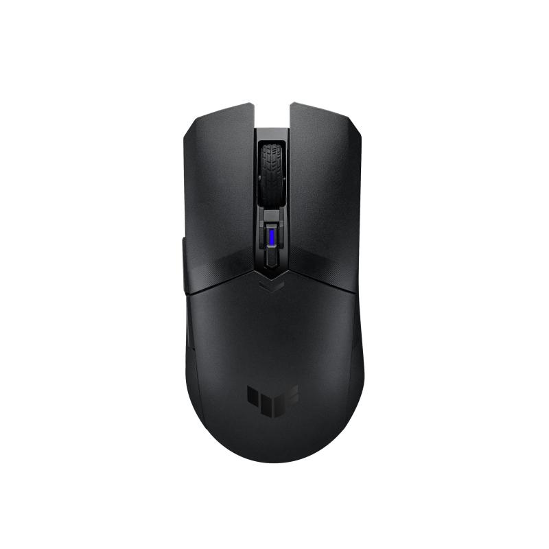ASUS ゲーミングマウス 無線電話 TUF Gaming M4 Wireless 12,000dpi デュアルワイヤレスモード 軽さ62瓦 6つの放送番組能力のあるな名取り草 抗菌 無線電話  黒いこと
