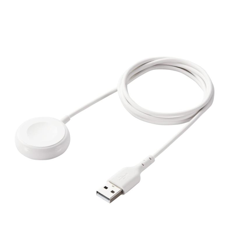 エレコム Apple Watch (アップルウォッチ) 充電器 ケーブル USB-A 1.2m 高耐久 Apple正規認証品 【Apple Watch Ultra 8 SE2 SE 7 6 5 4 3 2 1 + AirPods Pro 第2世代 対応】