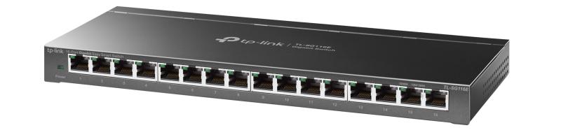 TP-Link 16界面 こしき 10/100/1000Mbps 管理すること役立つこと付き添い人 ウォールマウント 事務机とっ始め ギガビット アンマネージ 労働者階級 スイッチングこしき  TL-SG116E