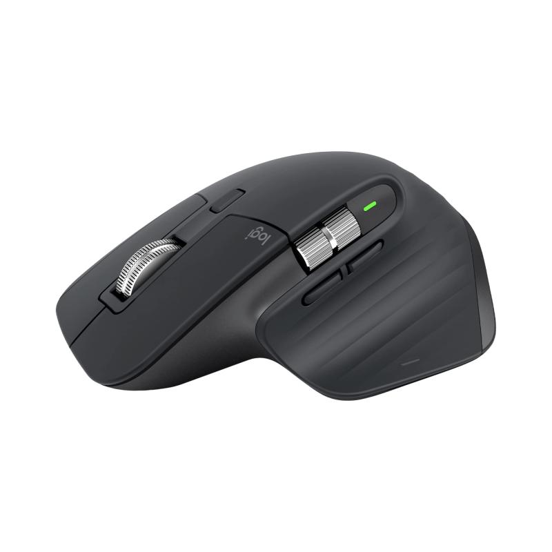 ロジクール MX MASTER3s アドバンスド ワイヤレス マウス 静音 MX2300GR Logi Bolt Bluetooth Unifying非対応 8000dpi 高速スクロールホイール USB-C 充電式 無線 MX2300 グラファイト |ぴっぴストア 店