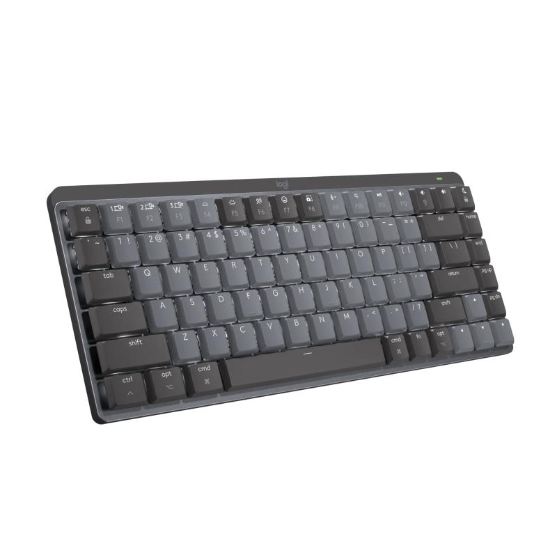 ロジクール KX850MSG MX MECHANICAL MINI for Mac ミニマリスト ワイヤレス メカニカル パフォーマンス キーボード US配列 茶軸 タクタイル テンキーレス 静かな打鍵感 Logi Bolt bluetooth USB-|ぴっぴストア 店