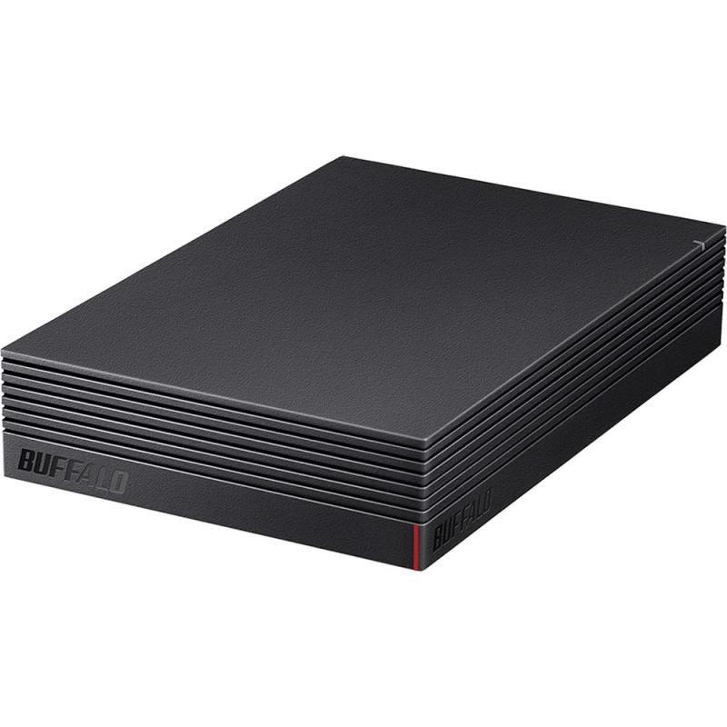 バッファロー CMR HDD採用 外付けハードディスク 8TB テレビ録画/PC/PS4/4K対応 バッファロー製nasne™対応 静音&コンパクト 日本製 故障予測 みまもり合図 HD-ACD8U3|ぴっぴストア 店