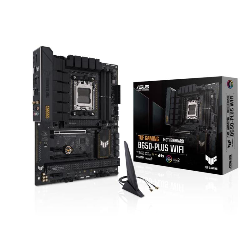 ASUS TUF GAMING B650-PLUS WIFI AMD Ryzen 7000 続きもの AM5 相応う B650 積み上げる ATX 母ちゃんゲーム盤/品