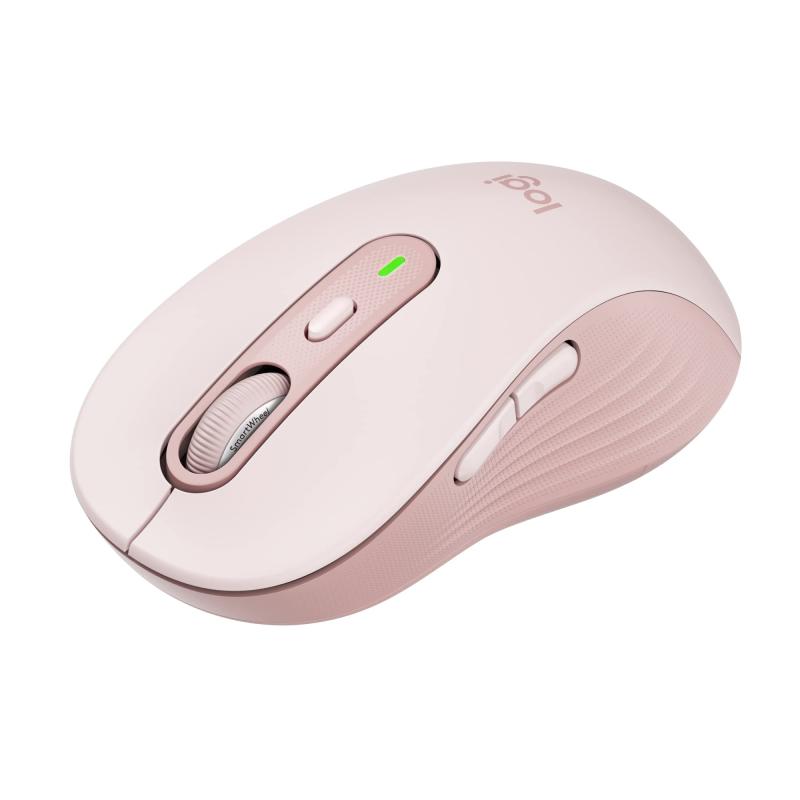 Logicool Signature M750LRO ワイヤレスマウス 静音 ラージ ローズ ワイヤレス マウス 無線 Bluetooth Logi Bolt Unifying非対応 windows mac iPad Android Chrome OS