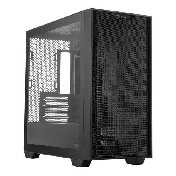ASUS A21 CASE/BLK BTFマザーボード 対応 強化ガラス ミドルタワー micro atx PCケース 黒 品