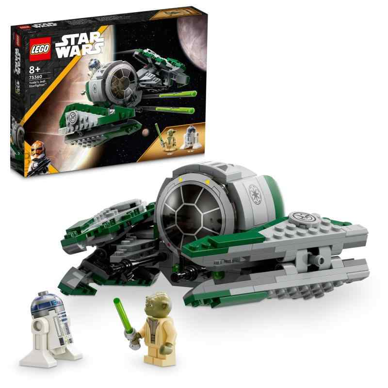 レゴ(LEGO) スター・ウォーズ ヨーダのジェダイ・スターファイター 75360 遊び道具 差しつかえる 差し上げ物 全ての存在 うちゅう お坊っちゃん 8歳以上