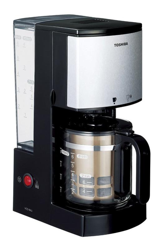 TOSHIBA コーヒーメーカー ブラック HCD-6MJ(K)｜ぴっぴストア　店
