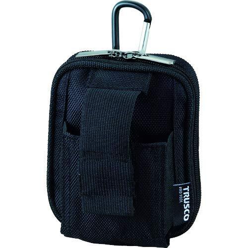 TRUSCO(トラスコ) コンパクトツールケースワイド 2ポケット ブラック TCTC1803W-BK × 50個 【ケース販売】