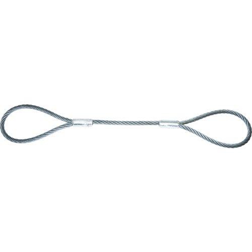 TRUSCO(トラスコ) ワイヤーロープスリング A印字機 軽銀鍵を掛ける 16mm×4m TWAL-16S4 × 5 【入れもの売りわたす】