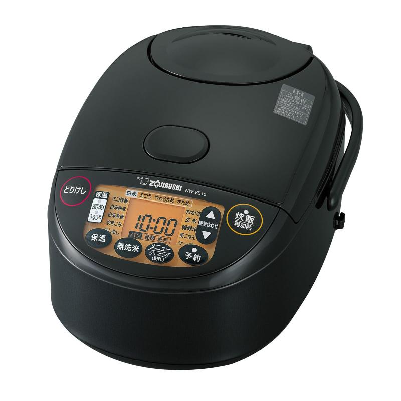 象印マホービン 炊飯器 5.5合 極め炊き IHタイプ 日本製 保温30時間 ブラック NW-VE10-BA