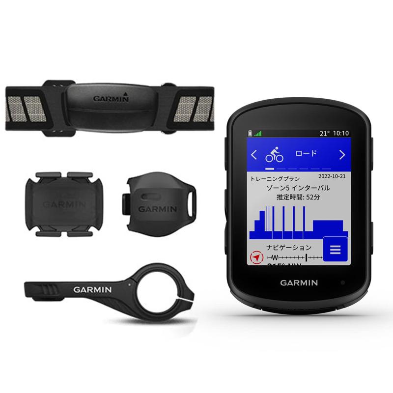 ガーミン(GARMIN) Edge 840 Bundle サイクルコンピューター スピードセンサー/ケイデンスセンサー/心拍センサーセット タッチスクリーン搭載 自転車用ナビ GPS搭載 スタミナ測定 010-02695-16 【日本