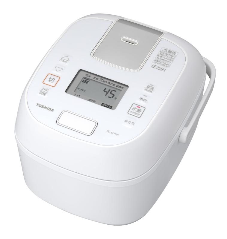 TOSHIBA(東芝) 炊飯器 3.5合 一人暮らし 翦断応力 IH rice cooker 玄米 保温精白米24第四次元 RC-6ZPXR(W)
