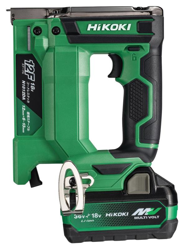 HiKOKI(ハイコーキ) 18V 充電式 タッカ N1812DA ステープル幅12mm 蓄電池・充電器・ケース付 N1812DA(XPZ)