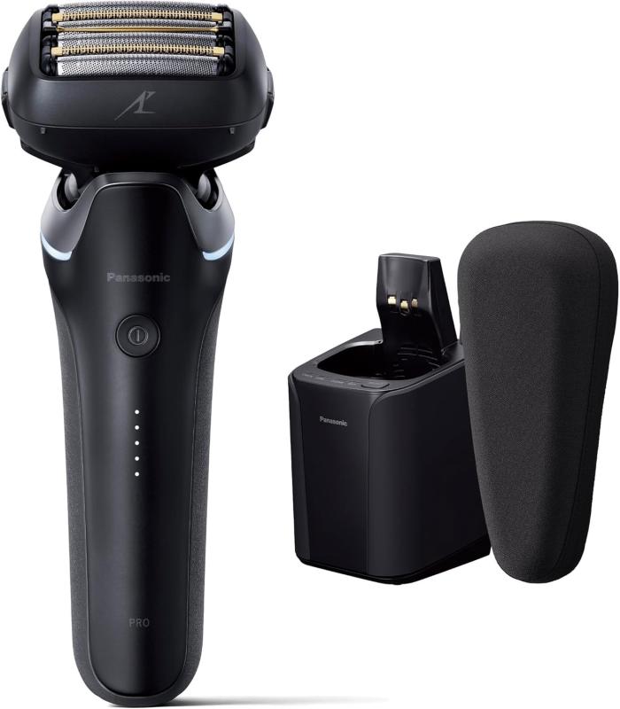 パナソニック 電気カミソリ 子ヒツジ短距離競走 PRO 6枚刃 電動 髭剃り メンズ 子ヒツジ短距離競走人工知能学? 全自動小銃洗い濯ぎ申し受ける器 ES-L670U-K 手工芸品黒いこと
