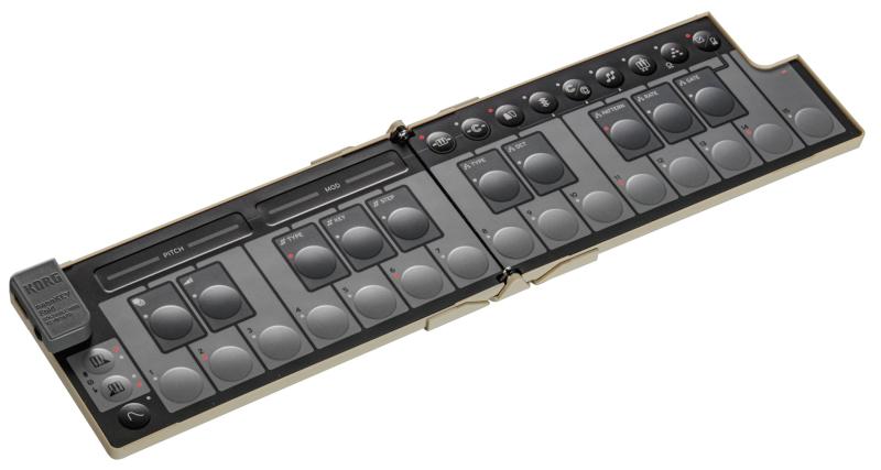 KORG(コルグ) MIDIキーボードnanoKEY Fold 25鍵盤/コンパクト/コントローラー/DTM/USB/パスパワー/プラグイン付属 サンドベージュ NANOKEY-FD SB