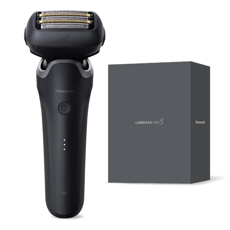 パナソニック メンズ シェーバー ラムダッシュ PRO 5枚刃 電動 髭剃り ラムダッシュAI? ACアダプター充電 ES-L551D-K マットブラック|ぴっぴストア 店