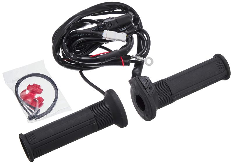 キジマ(Kijima) バイクパーツ グリップヒーター GH07 スイッチ一体式 130mm ボタン式スイッチ φ22.2用 304-8199