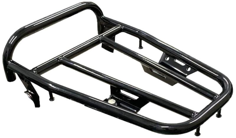 キジマ(Kijima) ハンターカブ CT125('20-/JA55/JA65) バイクパーツ リアキャリア ラック スチール製 ブラック 210-2759｜ぴっぴストア　店