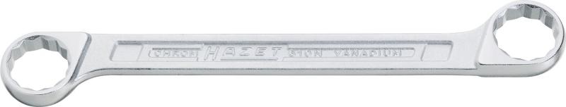 HAZET(ハゼット) 両口めがねレンチ (ストレート) シルバー 30×32mm 610N30X32|ぴっぴストア 店
