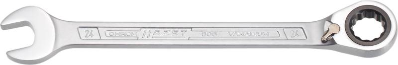 HAZET(ハゼット) ラチェットレンチ リバーシブル 24mm  606-24