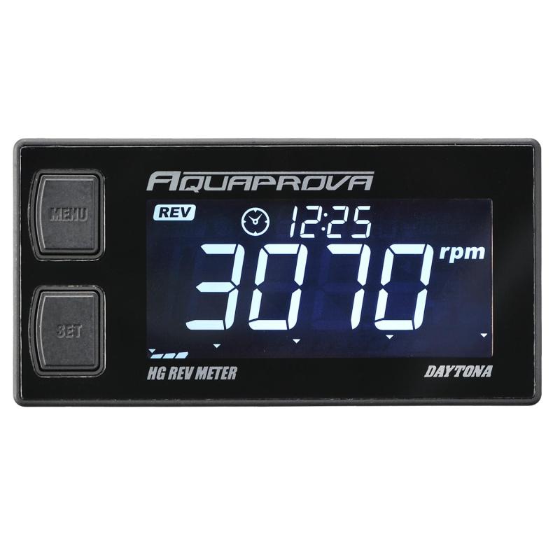 デイトナ(Daytona) タコメーター バイク デジタル 防水 バックライト AQUAPROVA(アクアプローバ) HGシリーズ レブメーター 72815