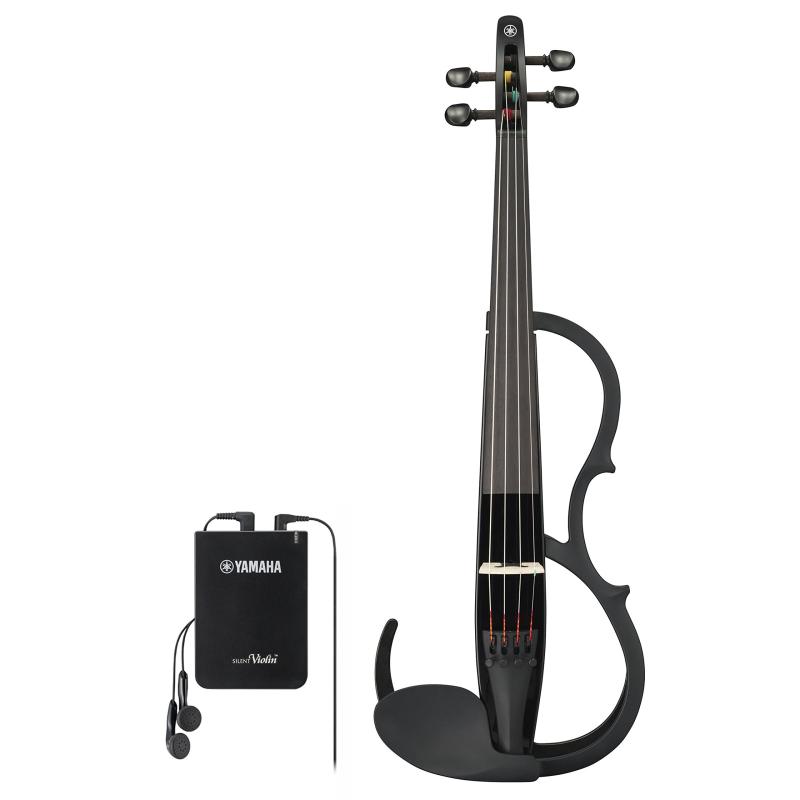 ヤマハ YAMAHA サイレントバイオリン YSV104BL 練習に最適なベーシックモデル アコースティックバイオリンの胴鳴り感を再現 イヤホン付属