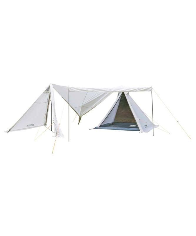 キャプテンスタッグ(CAPTAIN STAG) テント タープ キャンプベース 4~5人用 【サイズ680&times;380&times;H220cm】 UV・PU加工 キャリーバッグ付き CSクラシックス UA-39｜ぴっぴストア　店