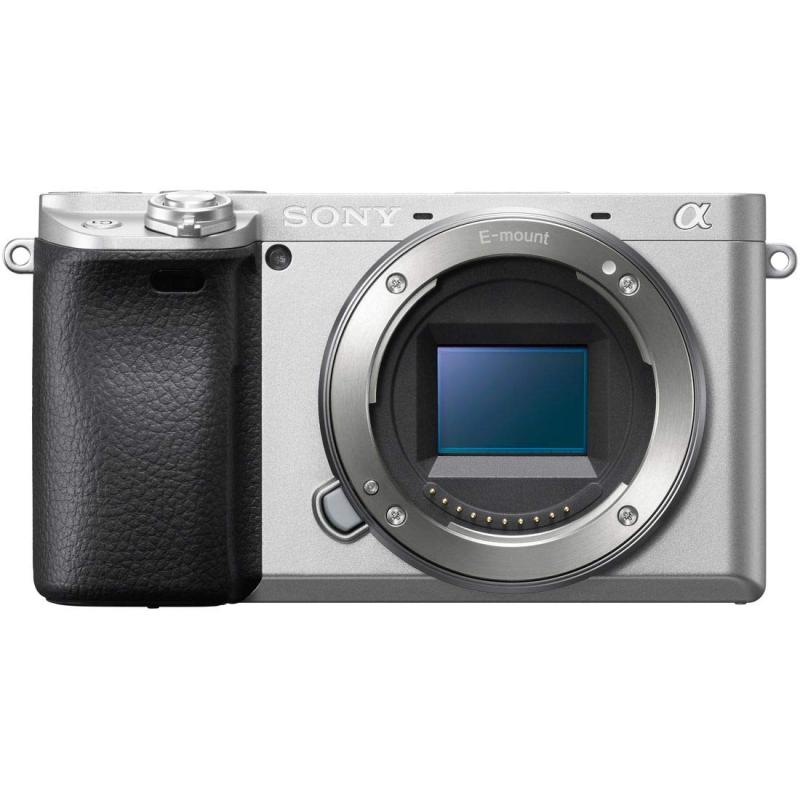 SONY(ソニー) APS-C 銀鏡受け答え一眼写真機 α6400 上半身(水晶体なし) しろがね色 ILCE-6400 S