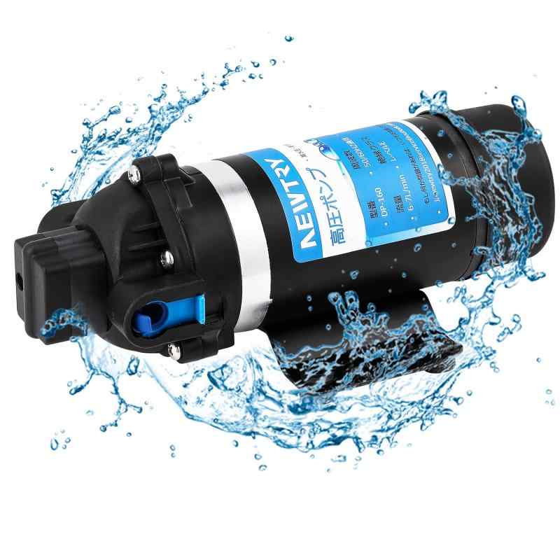 NEWTRY 高圧ポンプ 給水 排水ポンプ ダイヤフラムポンプ 電動ウォーターポンプ 最大揚程110ｍ 160PSI 最大吐出量7L/min 低騒音 車用 家庭用 50Hz/60Hz(110V)｜ぴっぴストア　店