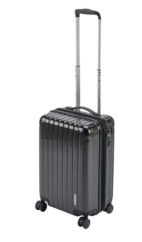 キャプテンスタッグ(CAPTAIN STAG) 旅行バッグ 持ちはこび容れもの キャリーバッグ 超軽さ TSA鍵を掛ける ダブル銀輪 360度回転させる 静音 ダブルチャック印字機 機内持込 S大いさ 黒いこと パルティ キッチン用品・食器・調理器具-その他