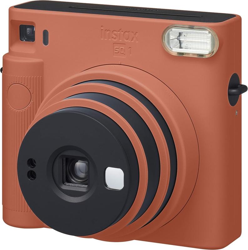 富士フイルム(FUJIFILM) インスタントカメラ "チェキスクエア"instax SQUARE SQ1 テラコッタオレンジ INS SQ 1 ORANGE