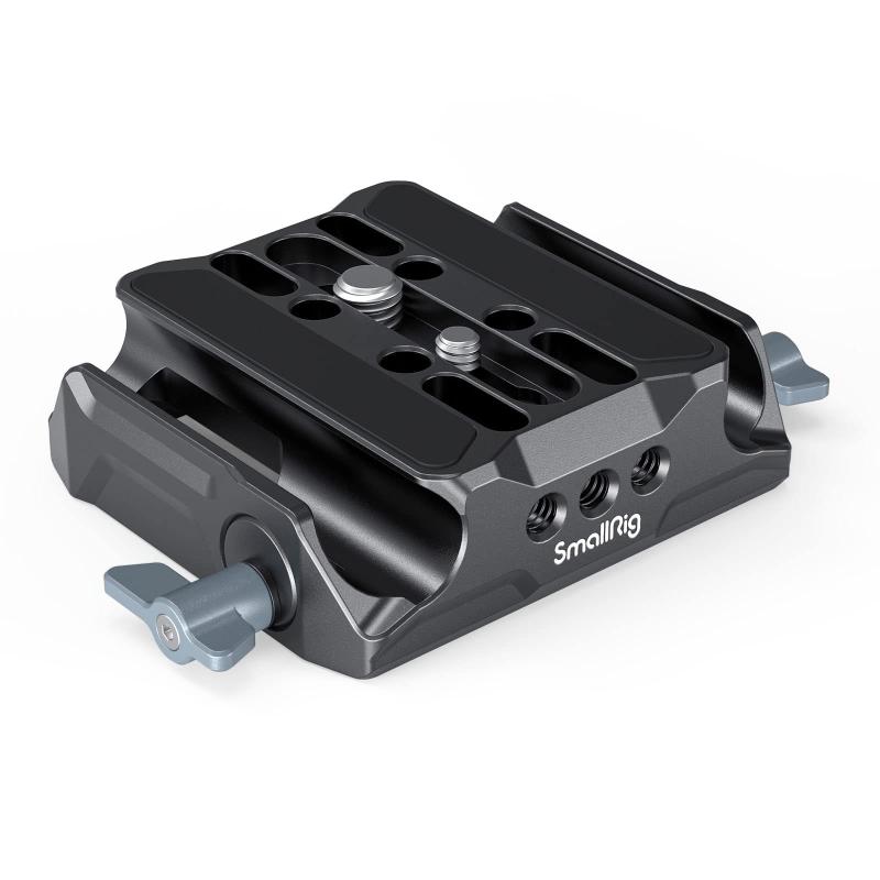SmallRig デュアル15mmロッドクランプ付き 汎用LWSベースプレート 3357