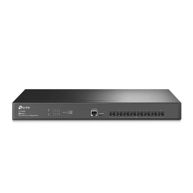 TP-Link Omada SX3008F | 8界面 10G SFP+ エンタープライズレベルスイッチ | L2+ スマートマネージド | Omada SDN 組み入れる | IPv6 | 不変ルーティング | L2/L3/L4 QoS、IGMP、