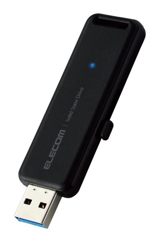 エレコム 外付けSSD 2TB コンパクト ポータブル PS5/PS4対応(メーカー動作確認済) USB3.2(Gen1) ESD-EMB2000GBK|ぴっぴストア 店