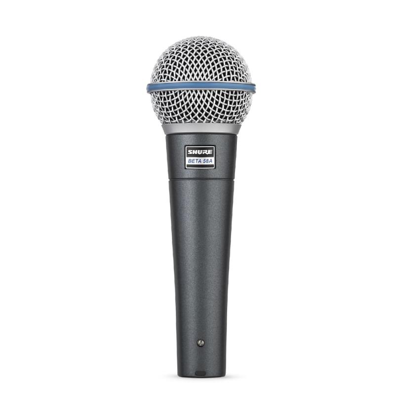SHURE シュア BETA 58A-J ダイナミック ボーカル マイク : スーパーカーディオイド 単一指向性 XLR 有線 プロ仕様 ノイズ低減 高耐久性 歌 ライブ 収録 録音 レコーディング DTM 宅録マイクロホン |ぴっぴストア 店