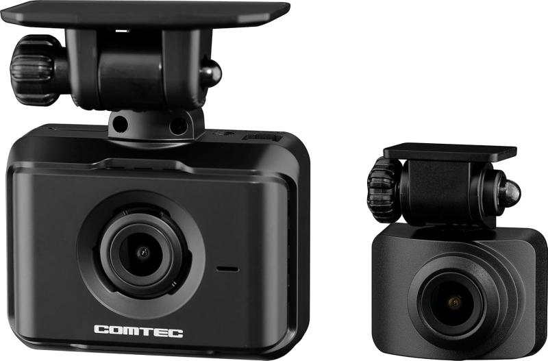 コムテック(COMTEC) 車用 前後2カメラ ドライブレコーダー ZDR017 前後200万画素 Full HD GPS搭載 32GBmicroSDカード付属 後続車両接近お知らせ 駐車監視機能 高速起動 [出張取付サービス対応]