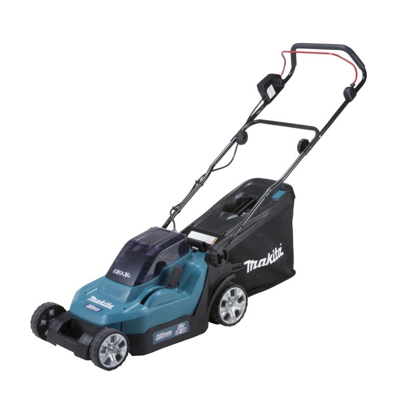 マキタ(Makita) 380mm充電式芝刈機 36V バッテリ2本・充電器付 MLM382DPG2 青|ぴっぴストア 店