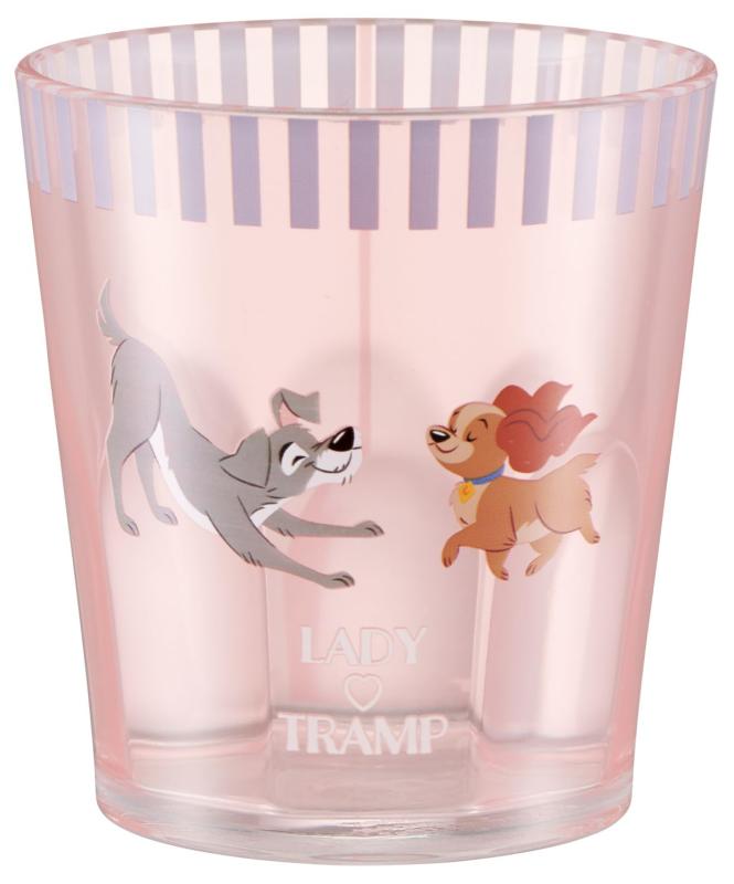 スケーター(Skater) アクリル コップ 280ml ディズニー わんわん物語 レディ トランプ KSA4-A画像