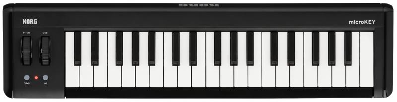 KORG(コルグ) MIDIキーボード microKEY2 マイクロキー DTM/37鍵盤/コントローラー/USB/パスパワー/プラグイン付属 MICROKEY2-37|ぴっぴストア 店